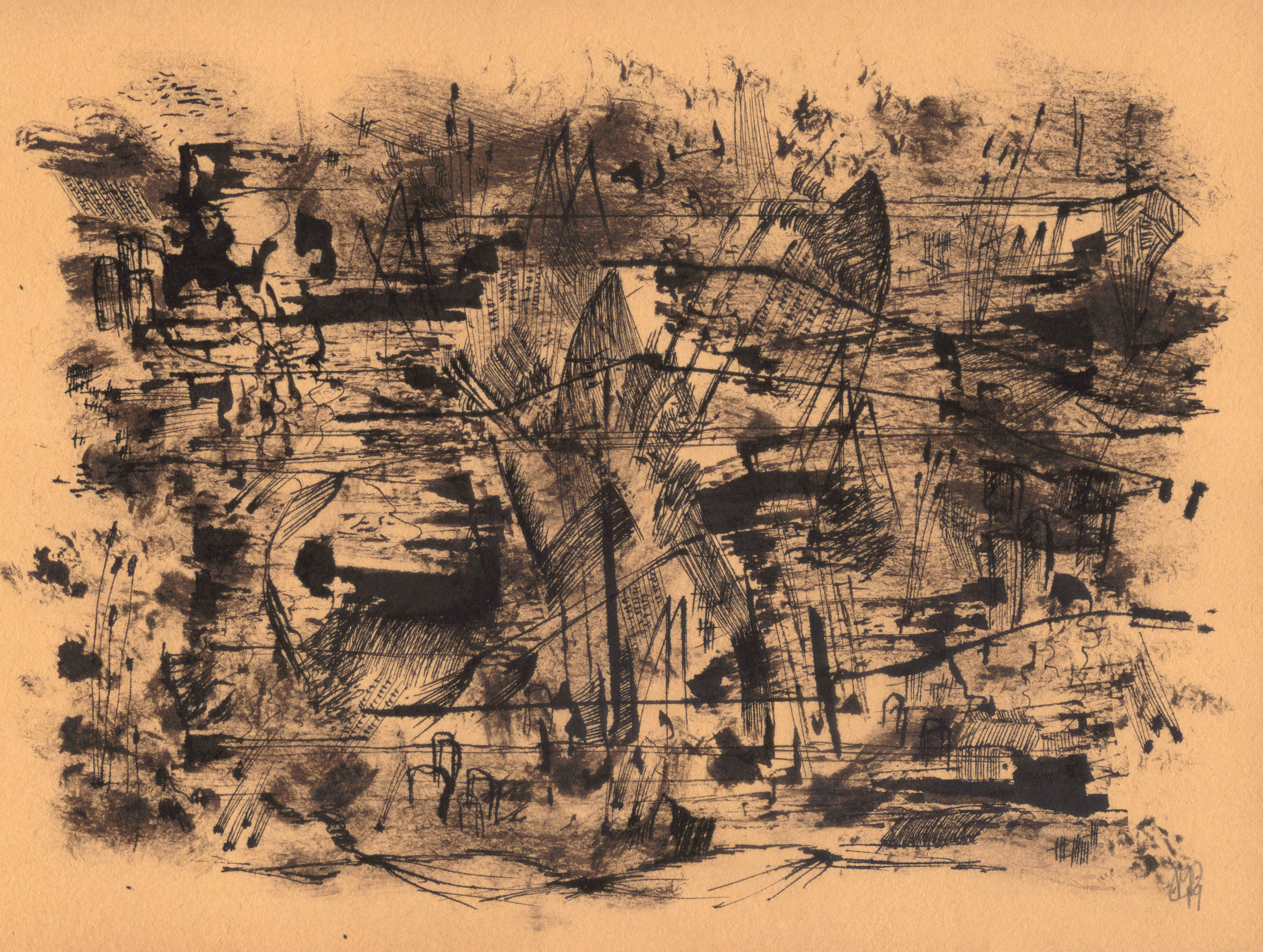 Bad ink, bad paper I / Compulsive drawing