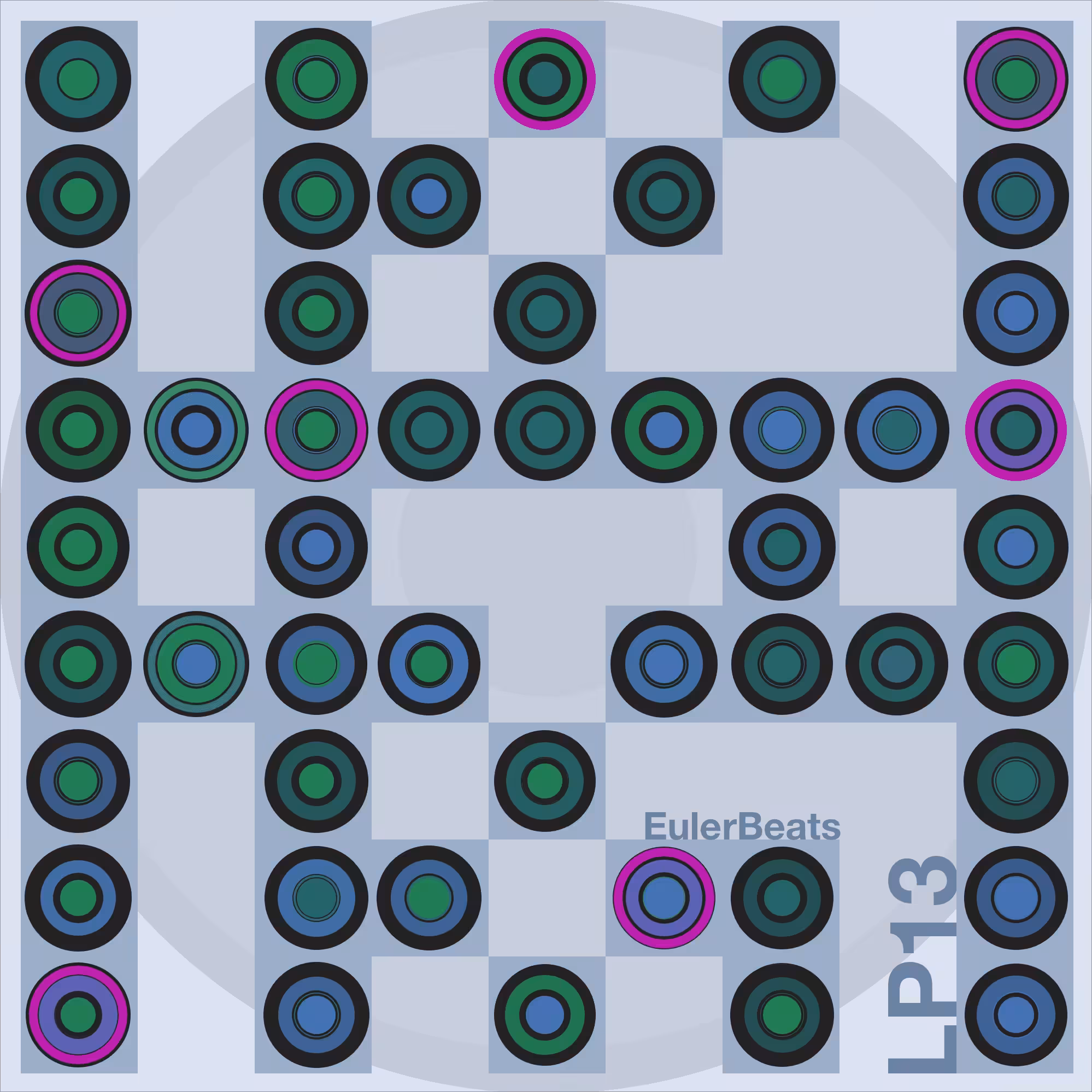 Eulerbeats LP13 Generative Cover Art: #13