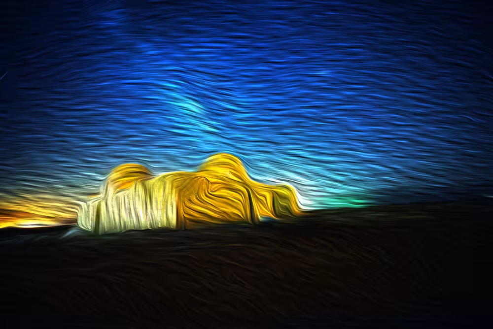 The night sky of the Sassanid palace#9