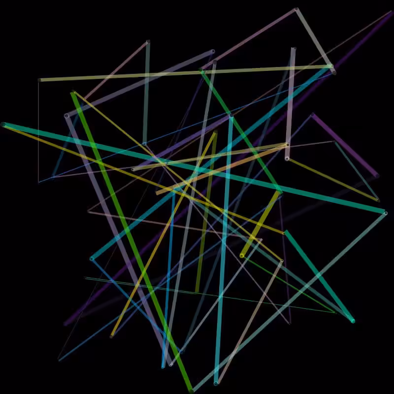 Generative Line Art01#09 Unique Line Art by ArtH2O 1:1