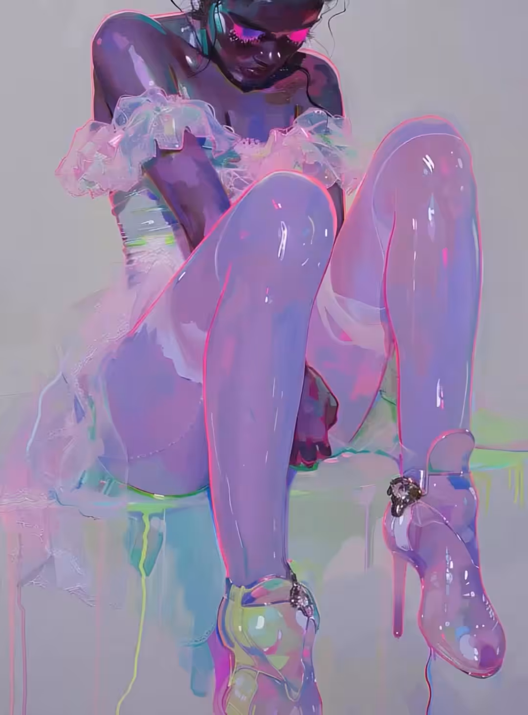 softly seethe