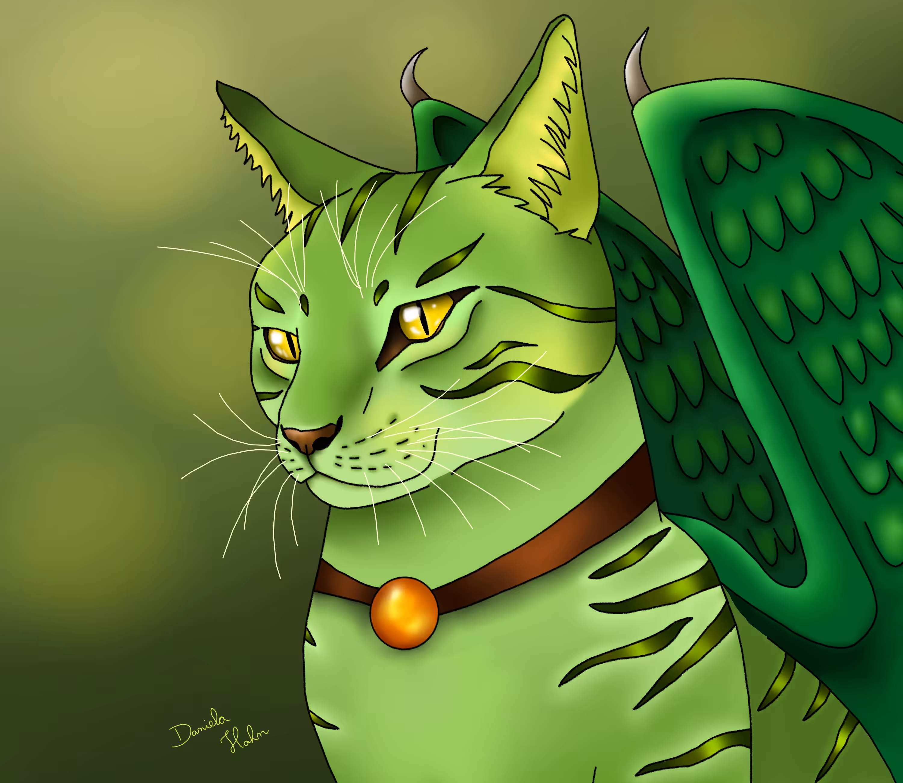 Forest Winged Cat