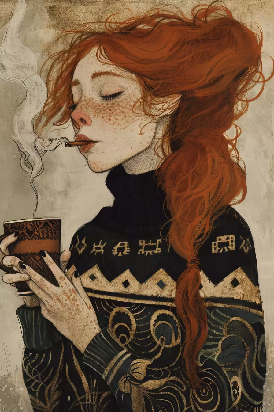 She Wore Smoke Like Memory