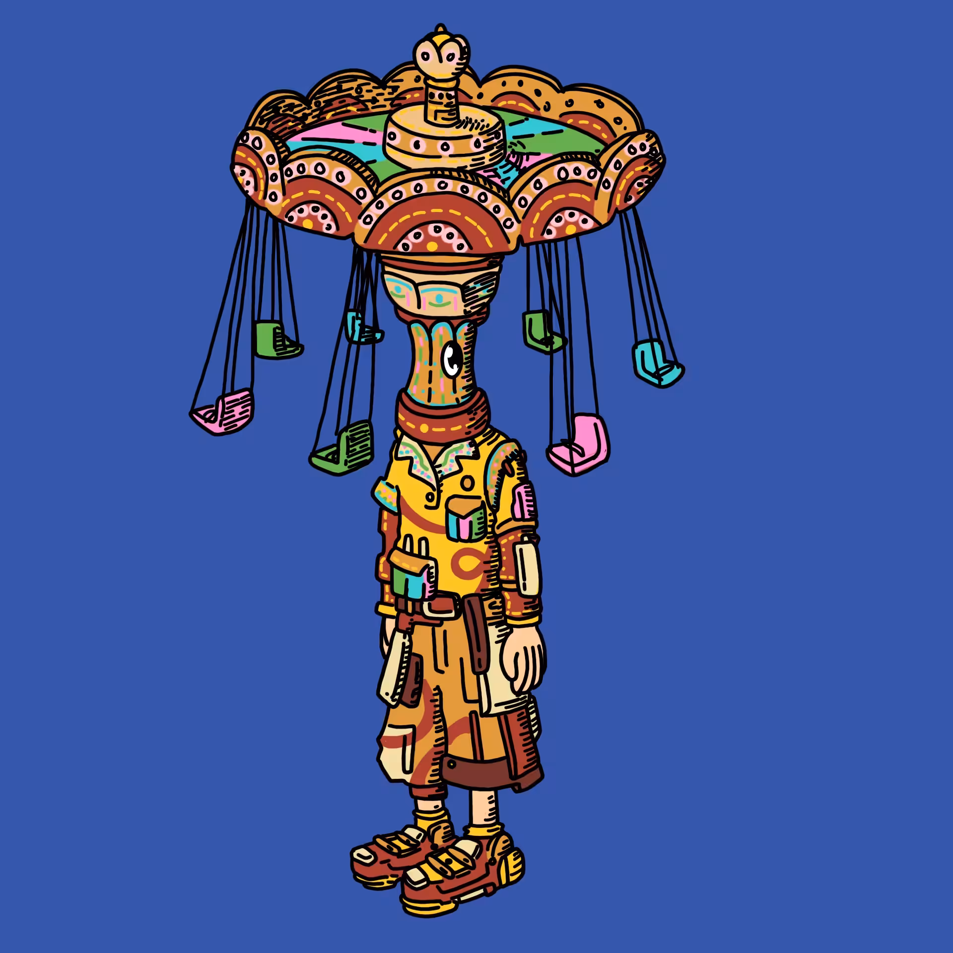 One eyed guys: Amusement attendant OEG