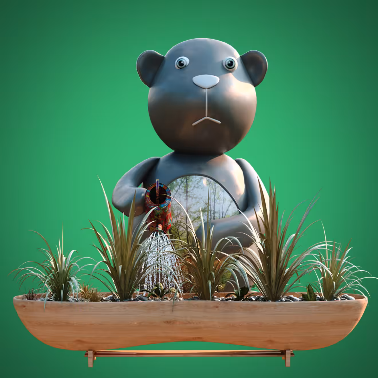 Nature-lover bear