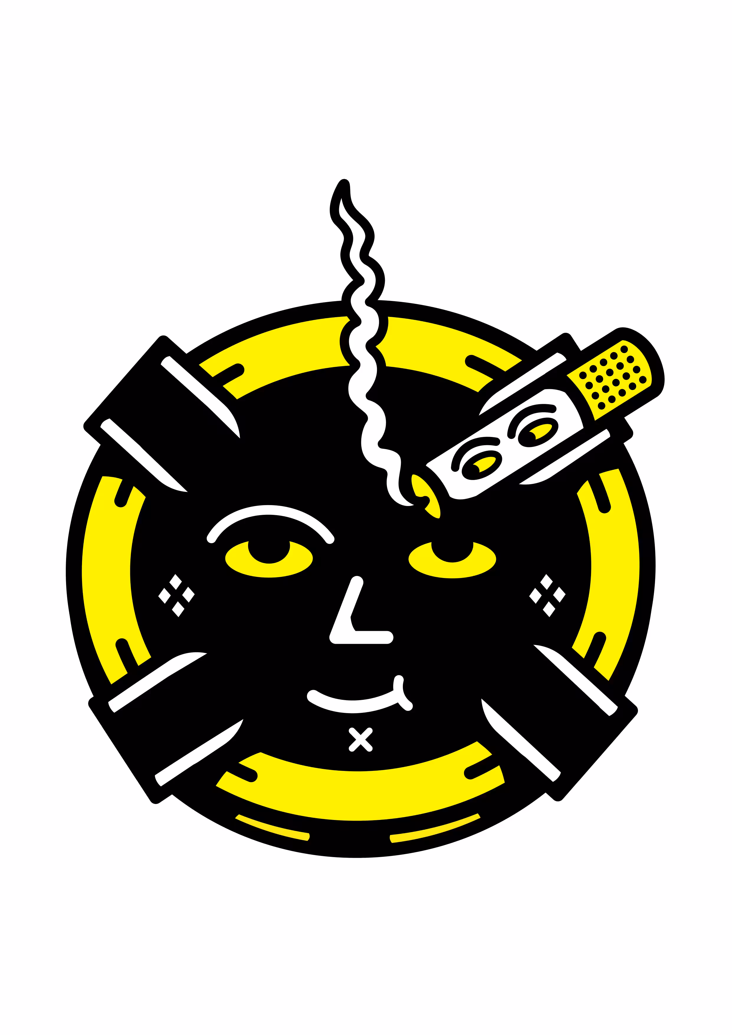 Yellow Ashtray