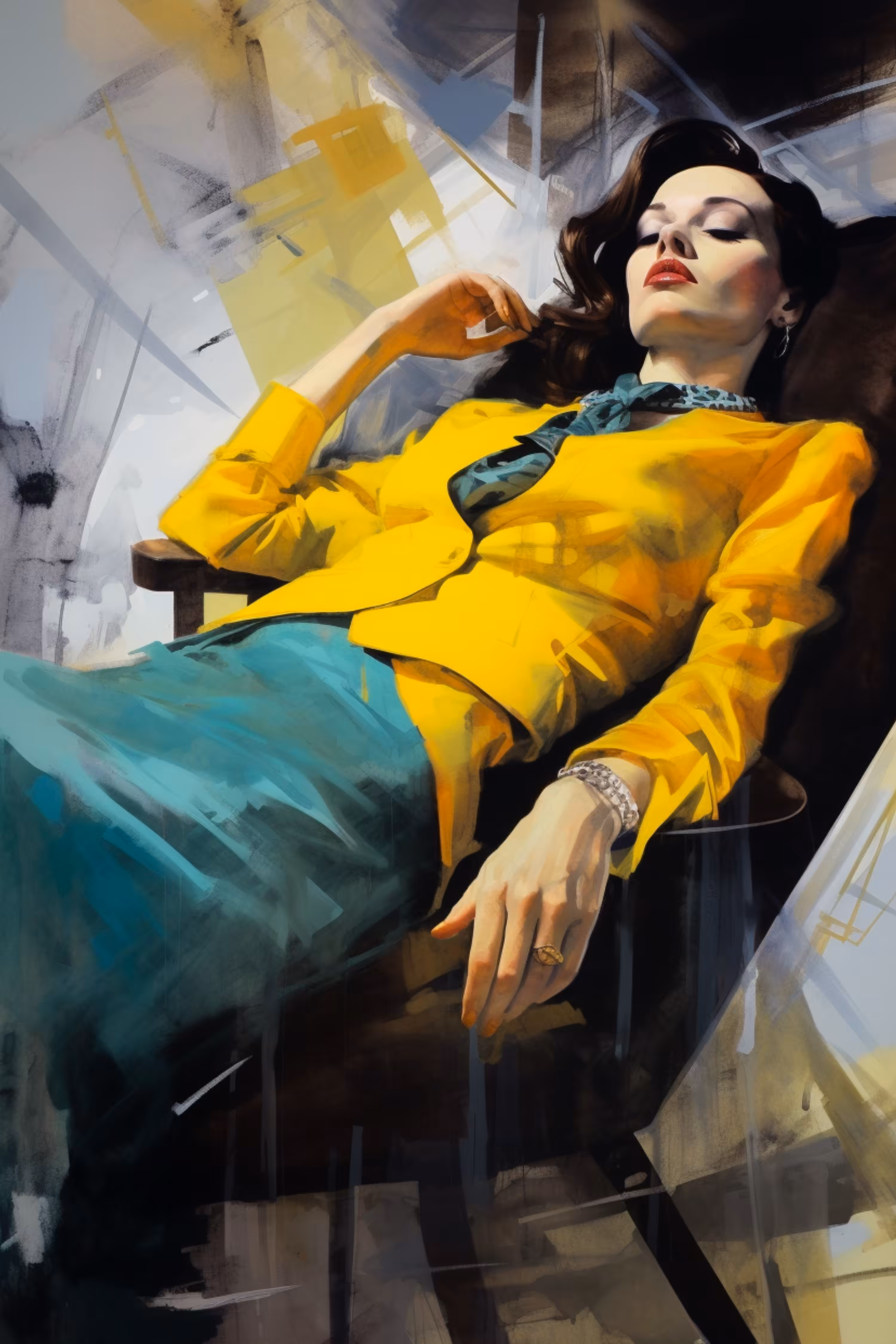 Tired woman #19