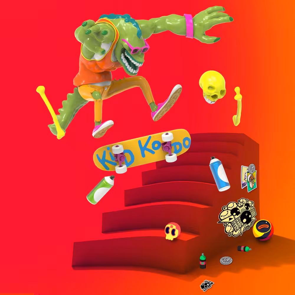 Crocodile Kickflip // ShallowLagoon x Kid Kodo