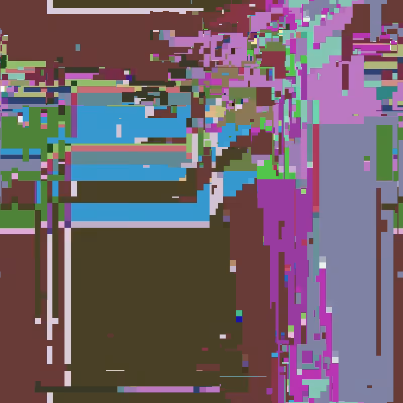 Cascade automata, pixel nature #3