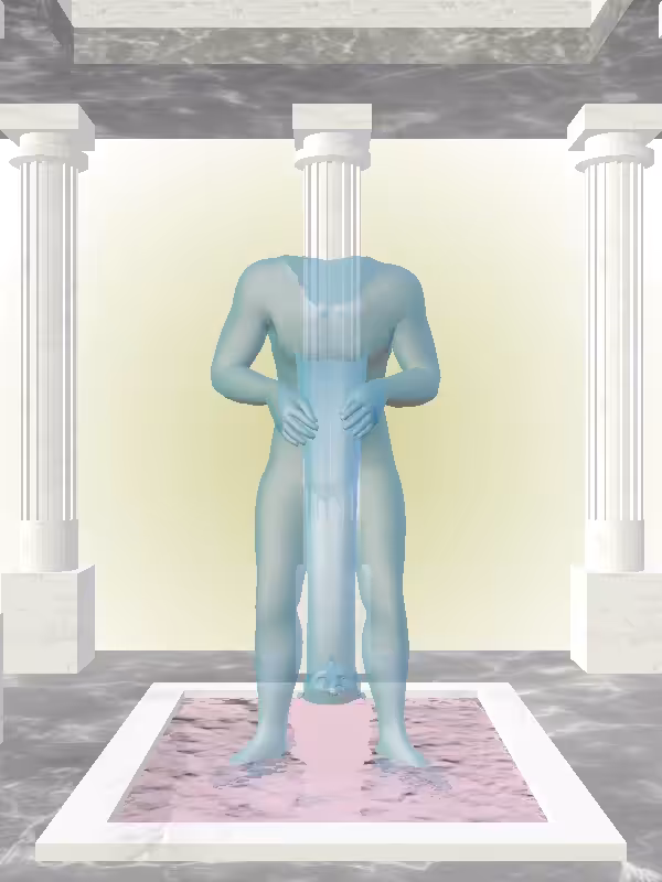 HeavenComputer: The Fading Old Aqua Green Man #4910