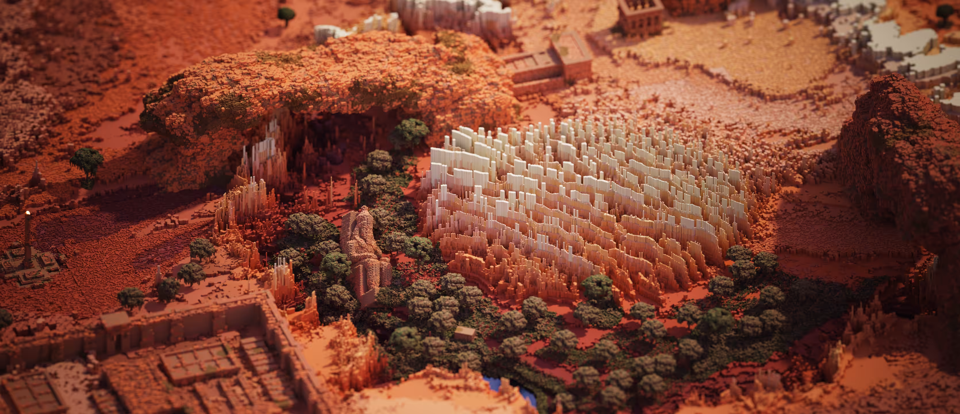Desert Area - MagicaVoxel