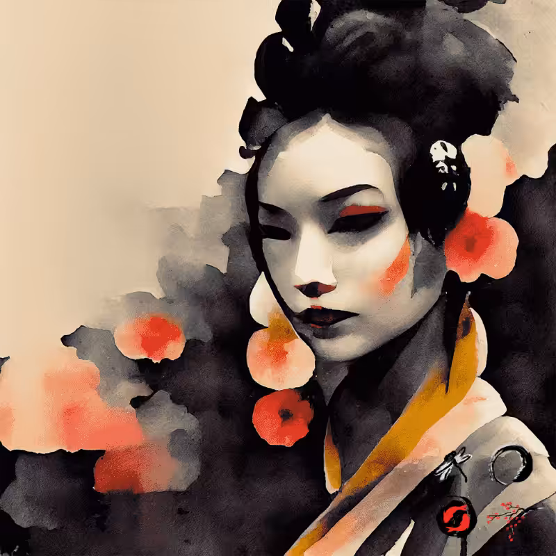 Black Rose and Geisha #8