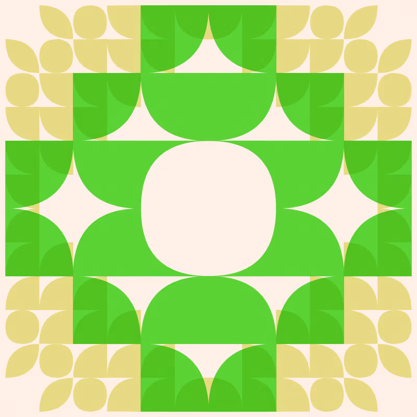 Floral tile #10