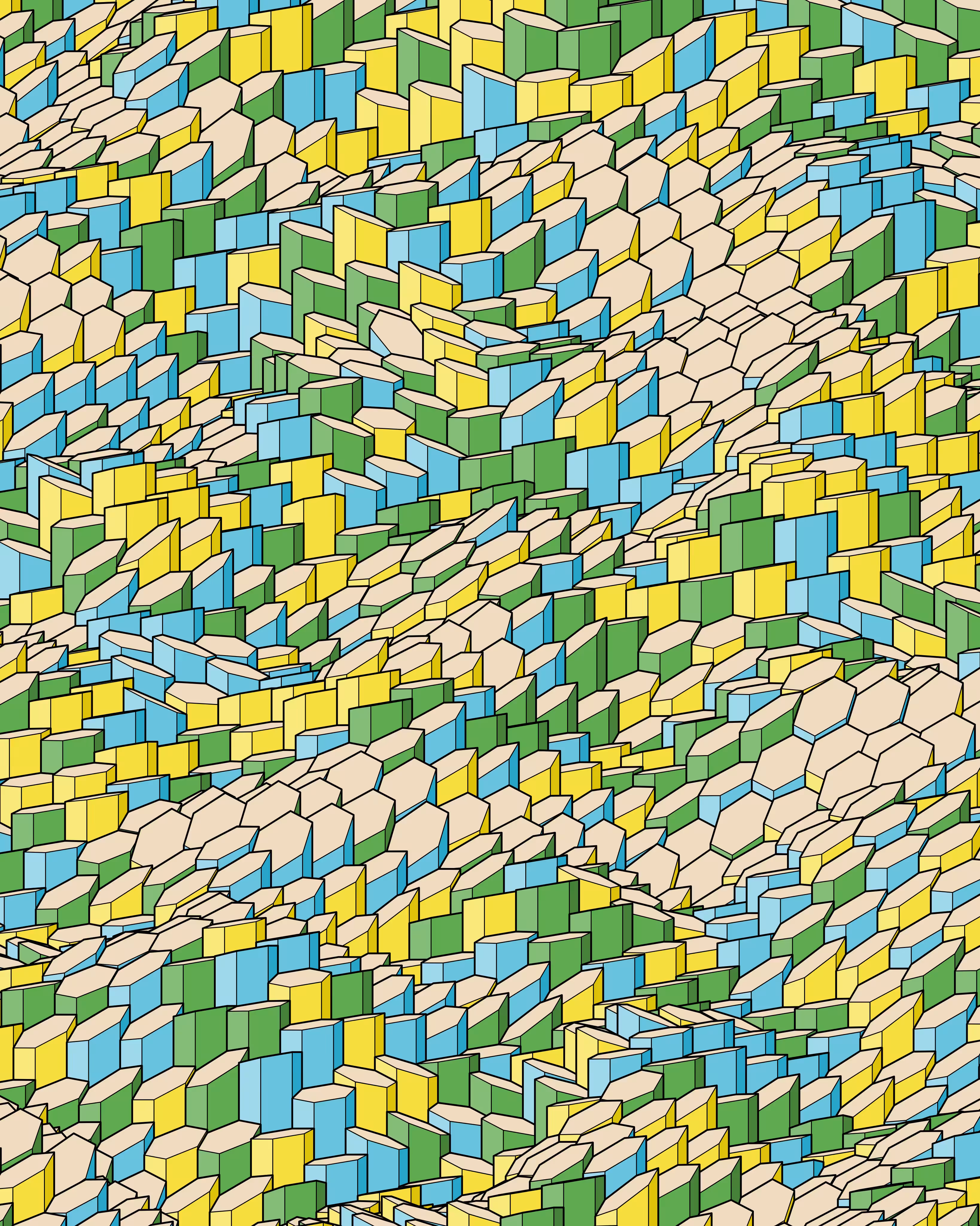 Hexagones Landscape #6