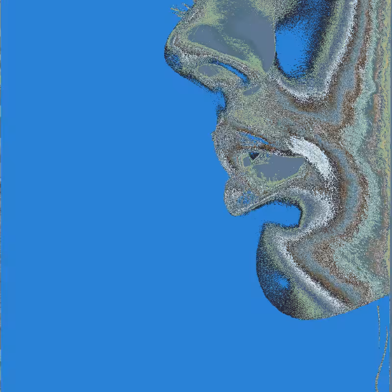 Analog Pixels: Faces #1