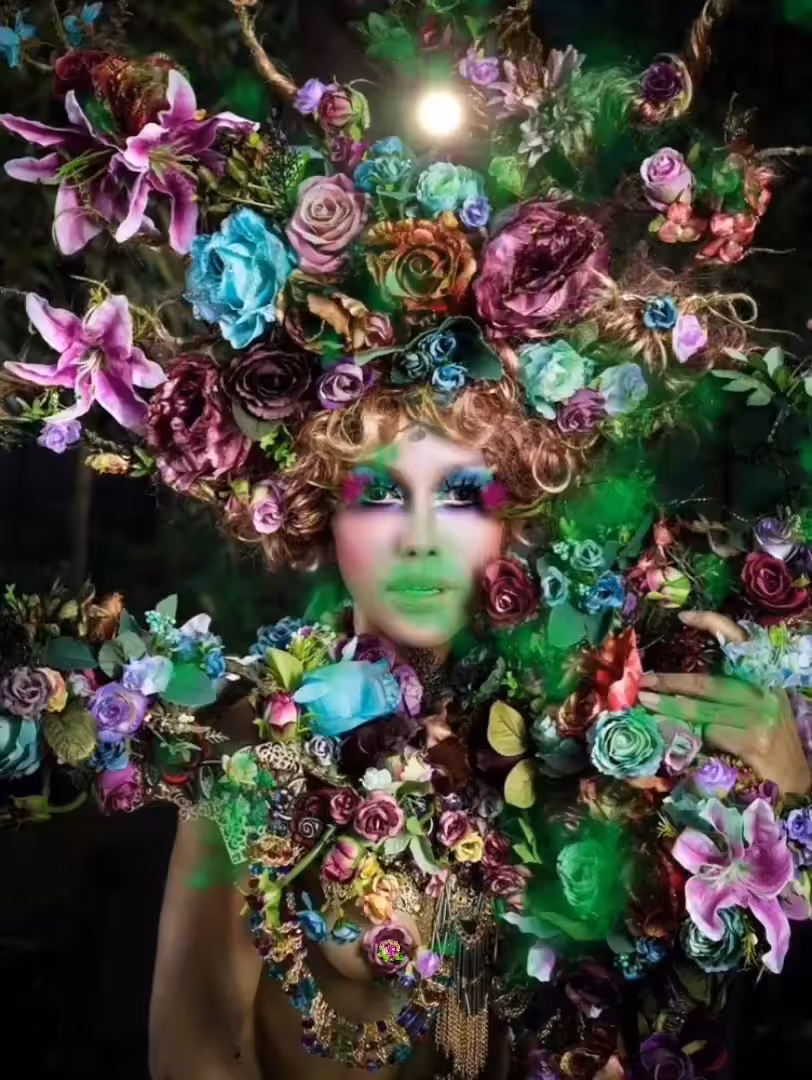 / LA DAMME AUX FLEURS /( Gala & William )