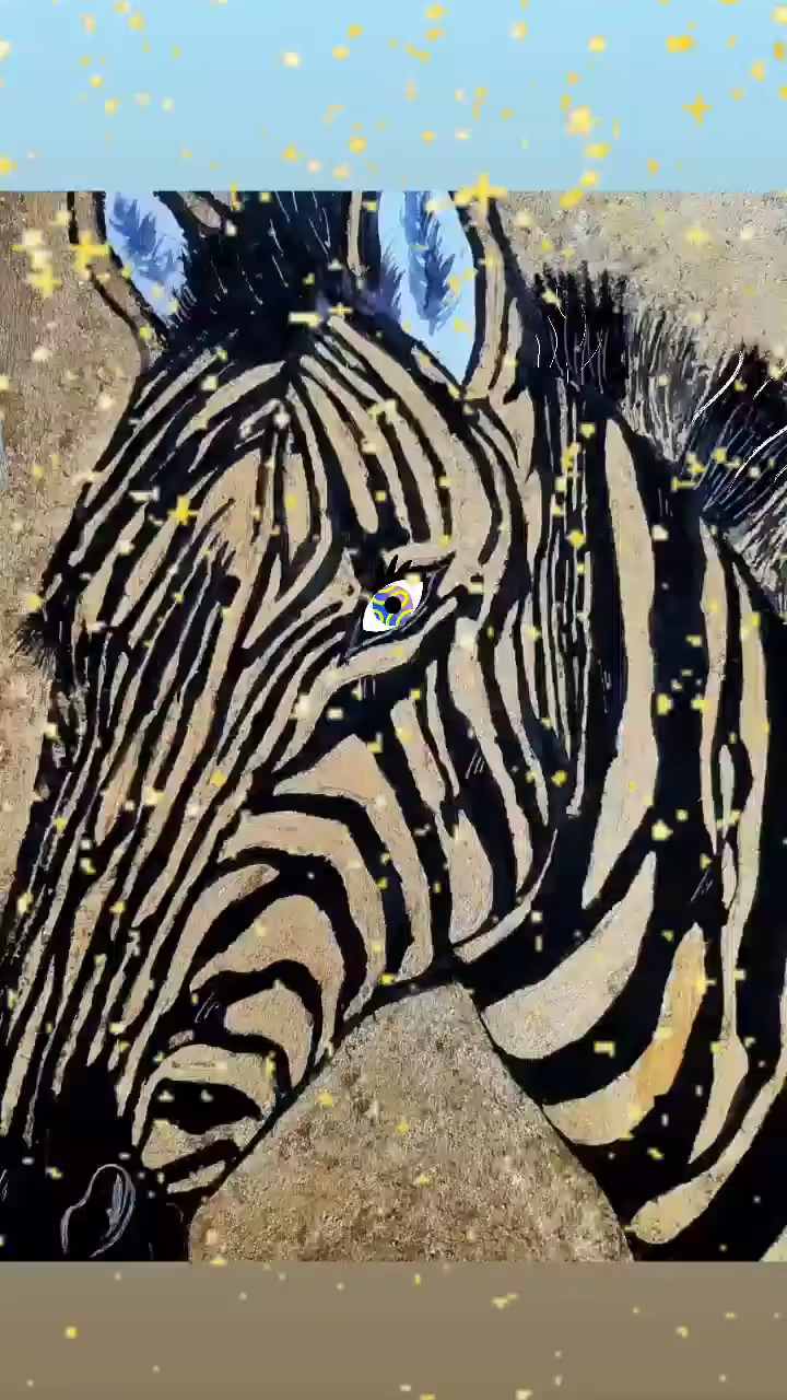Gold zebra 