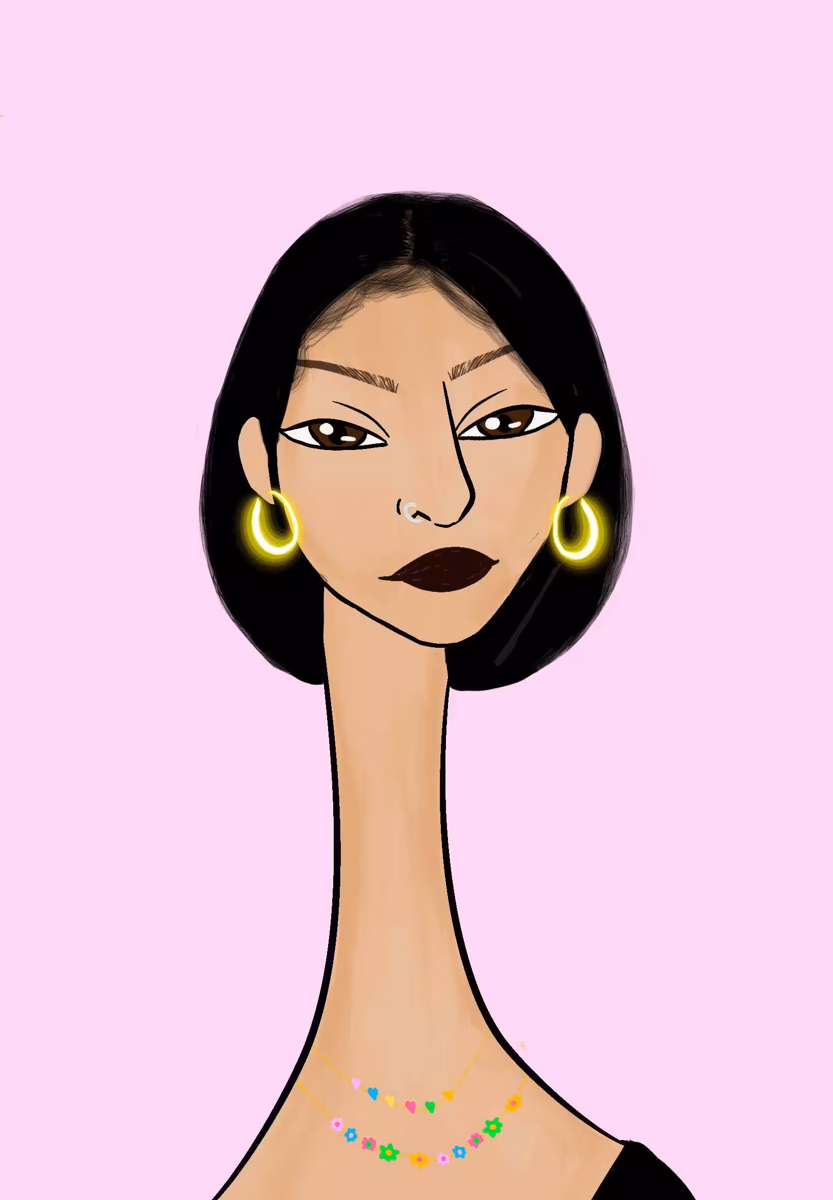 Long Neckie Ladies: Long Neckie Lady #961