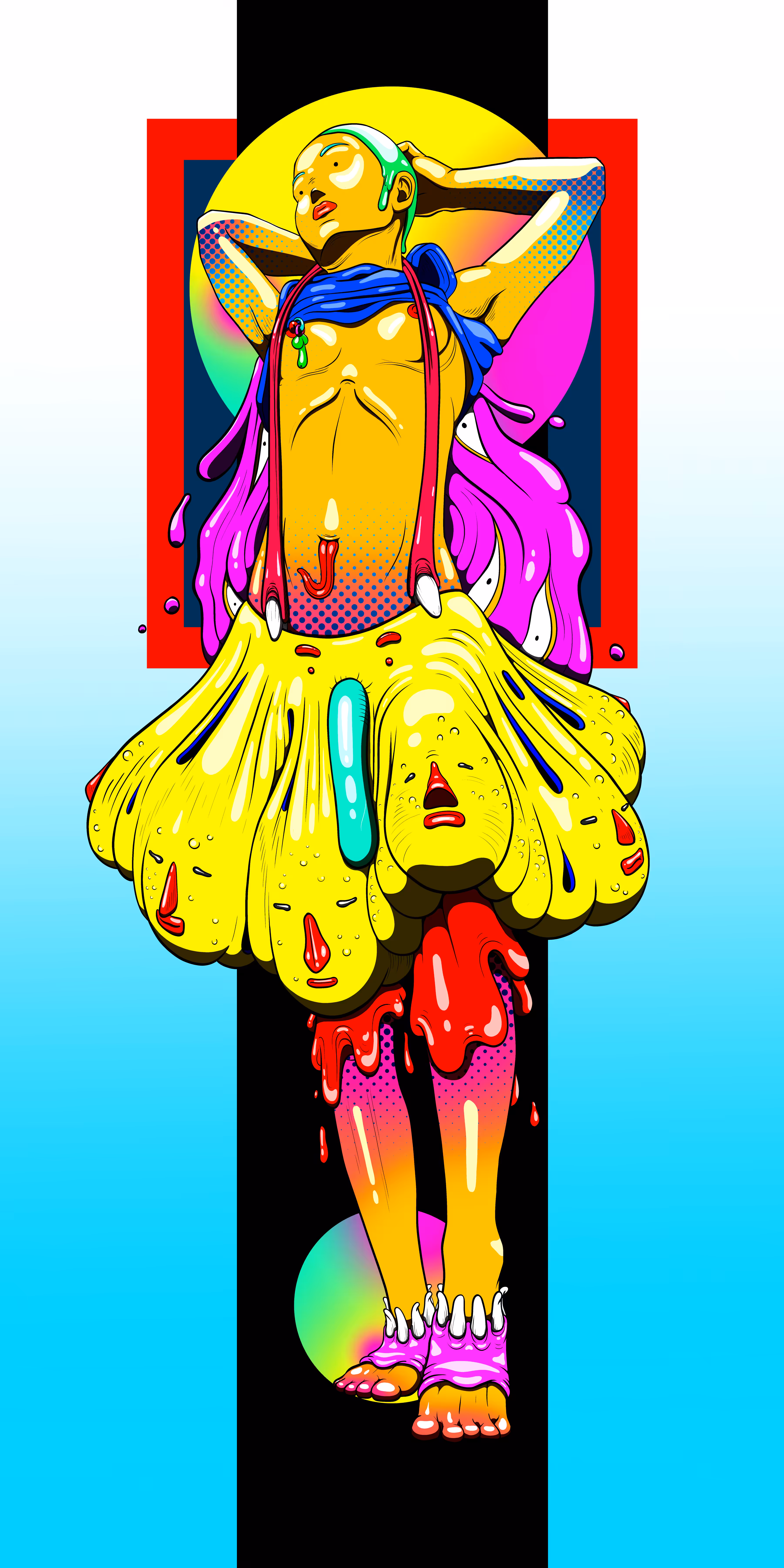 Meat skirt