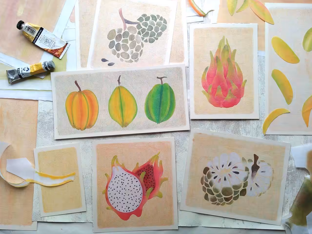 The Making process of "Tropical Fruits Therapy" 6/6
