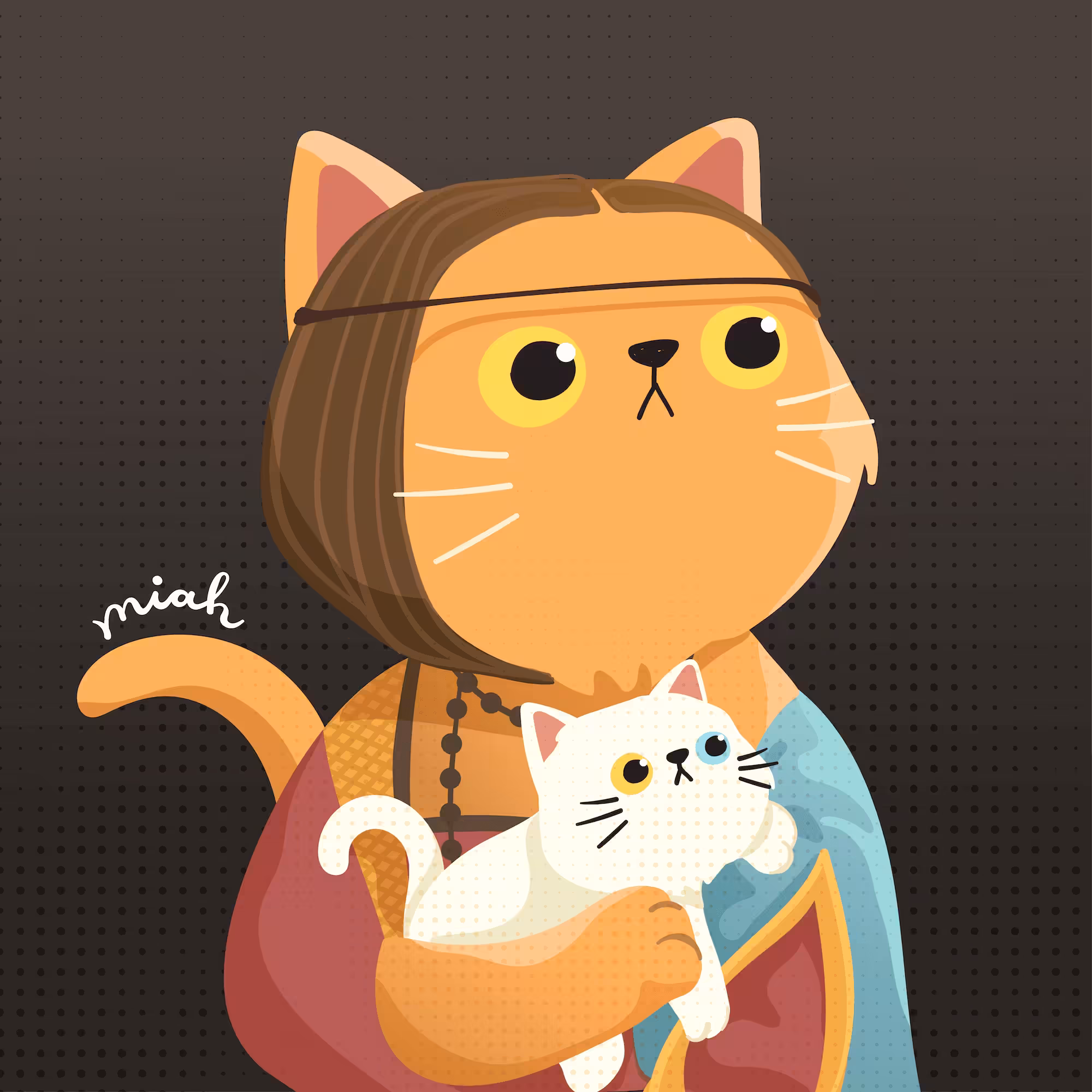 Cat x Famous Painting: Famous Painting : Meow with an Ermine