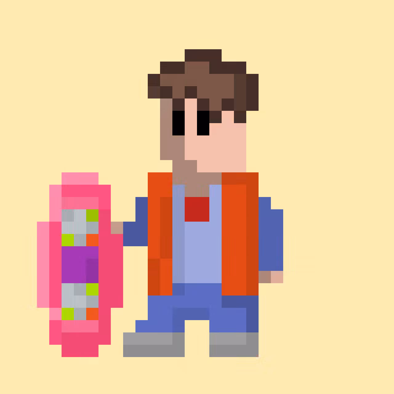 The Dude meets Marty McFly