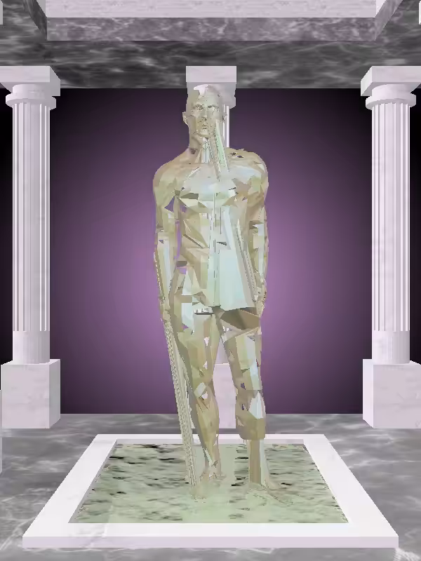 HeavenComputer: The Fragmented Plotting Olive Rust Man #6193