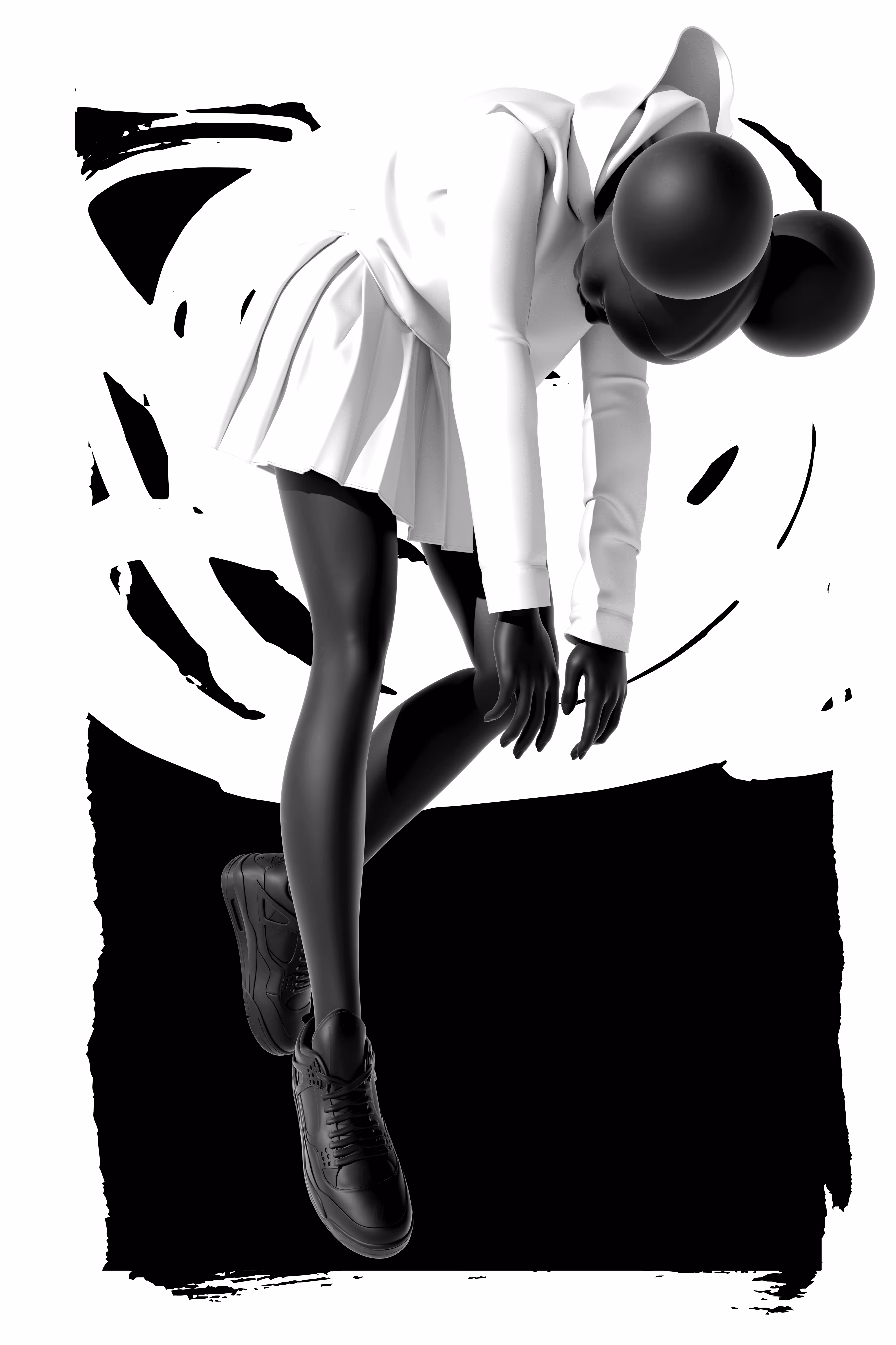Black and White Get Em' Playgirl Two