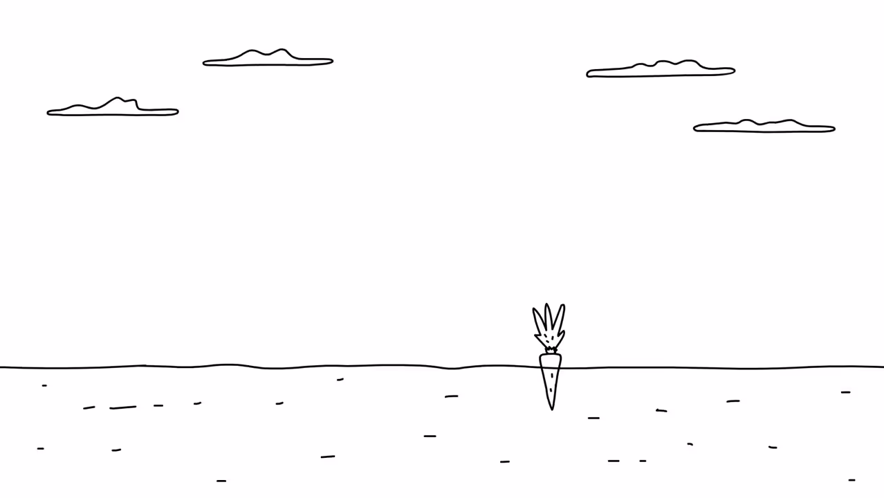 Bunny and carrot 