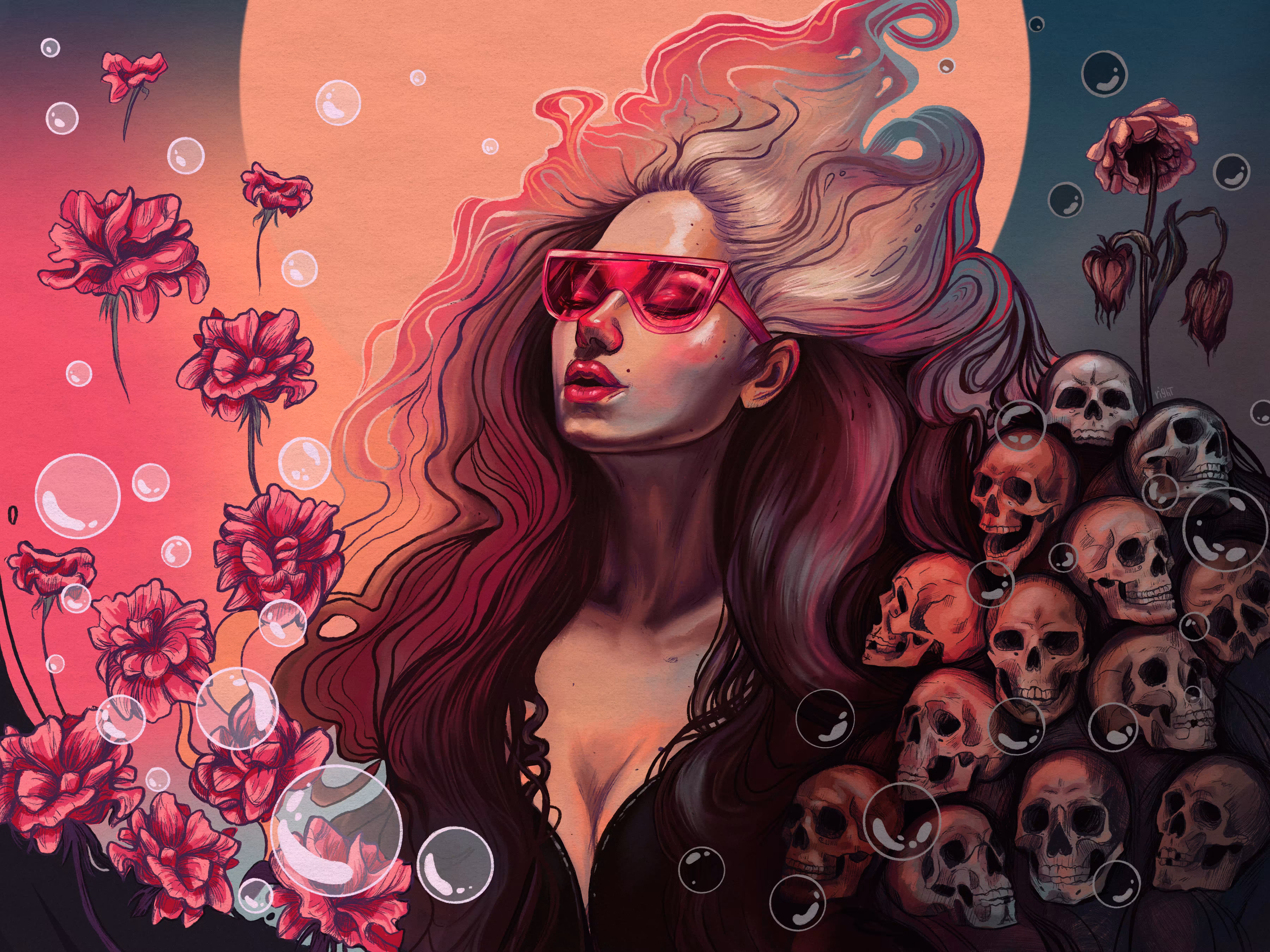 Rose colored glasses