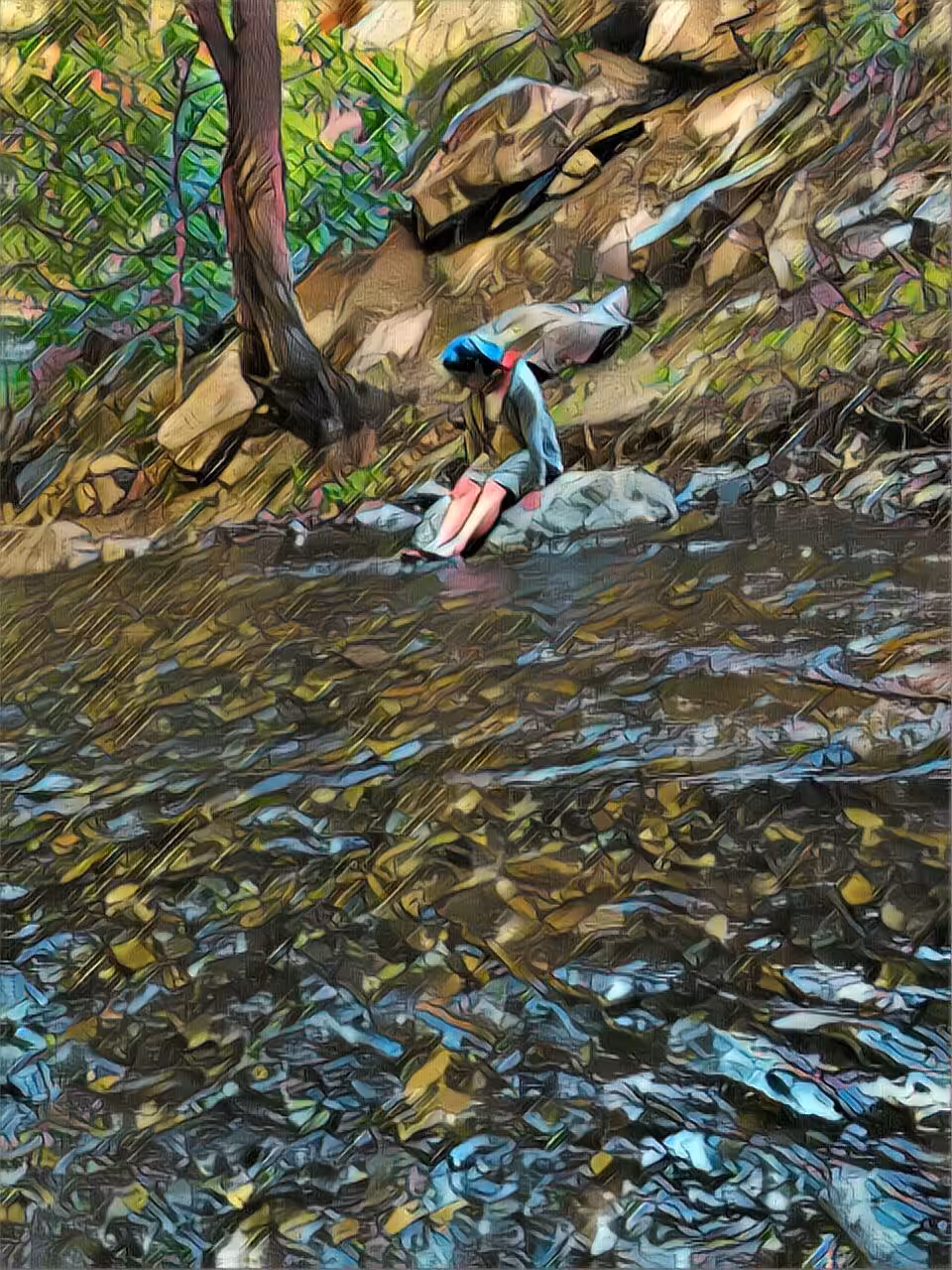 A girl in the river2