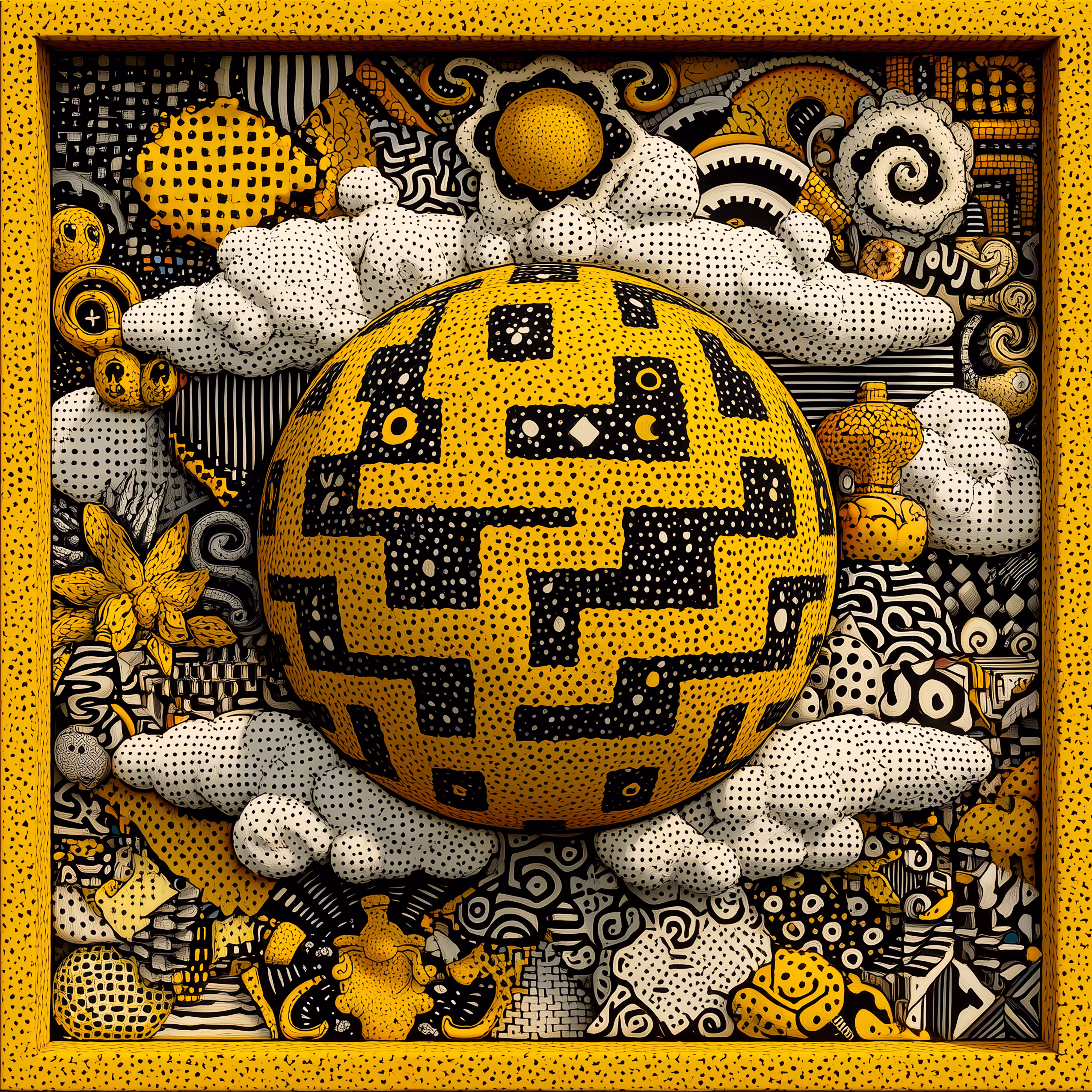 414 Yellow Spirit: Yellow Composition 4