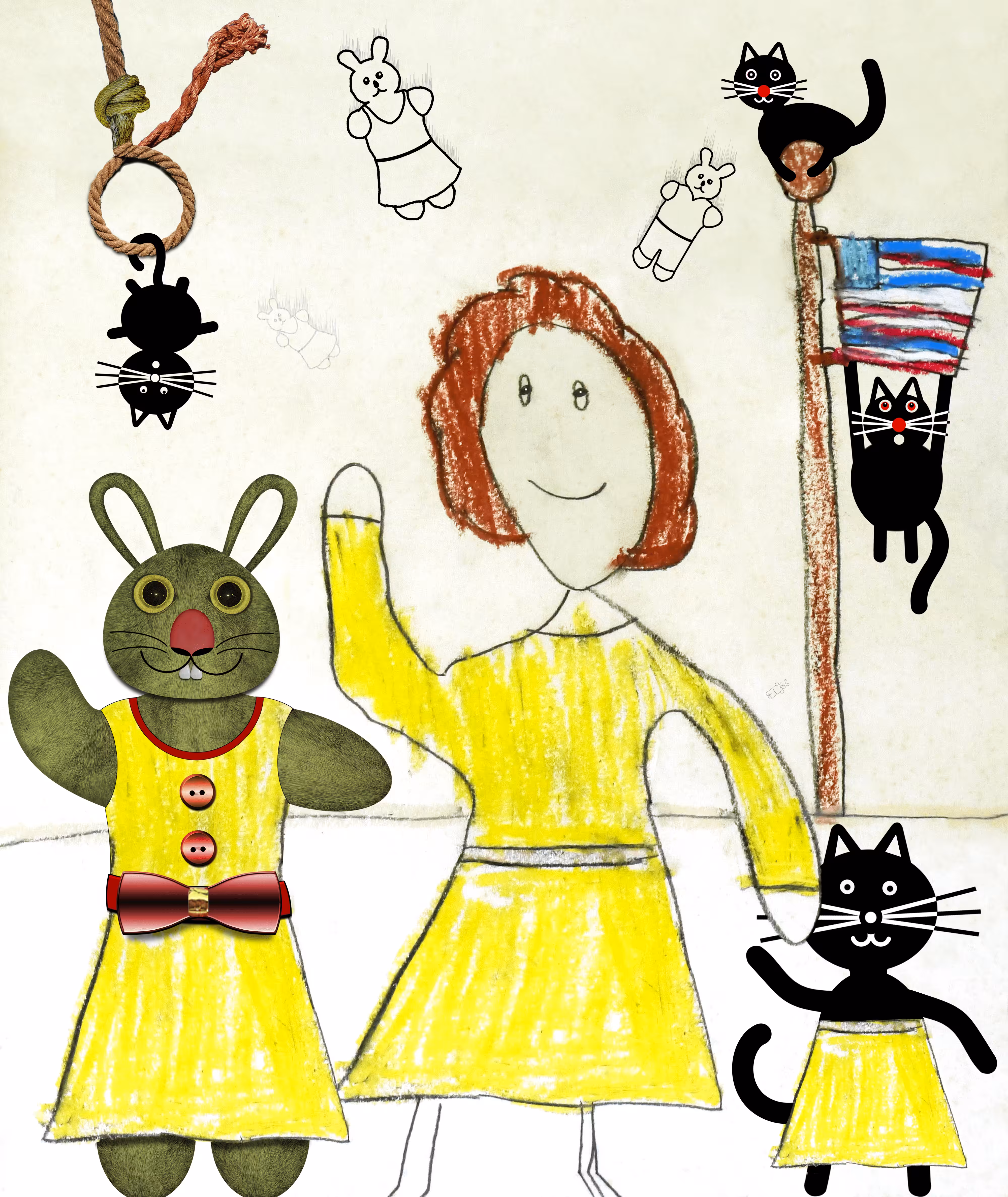 I Have Come For The Cats #8: A Dress Of Crayon Colors