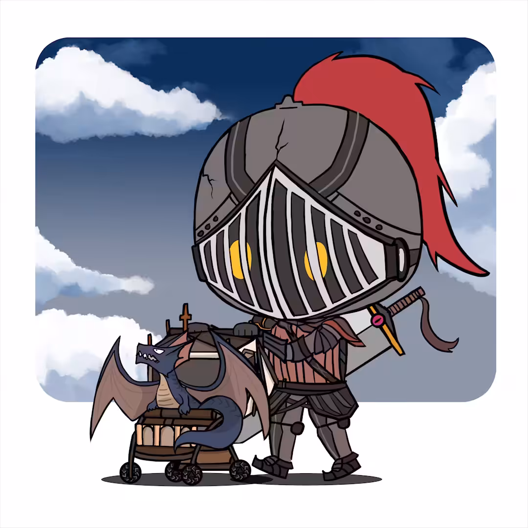 Go BaBy Go !! #355 [Dragon Knight - take the baby for a walk]