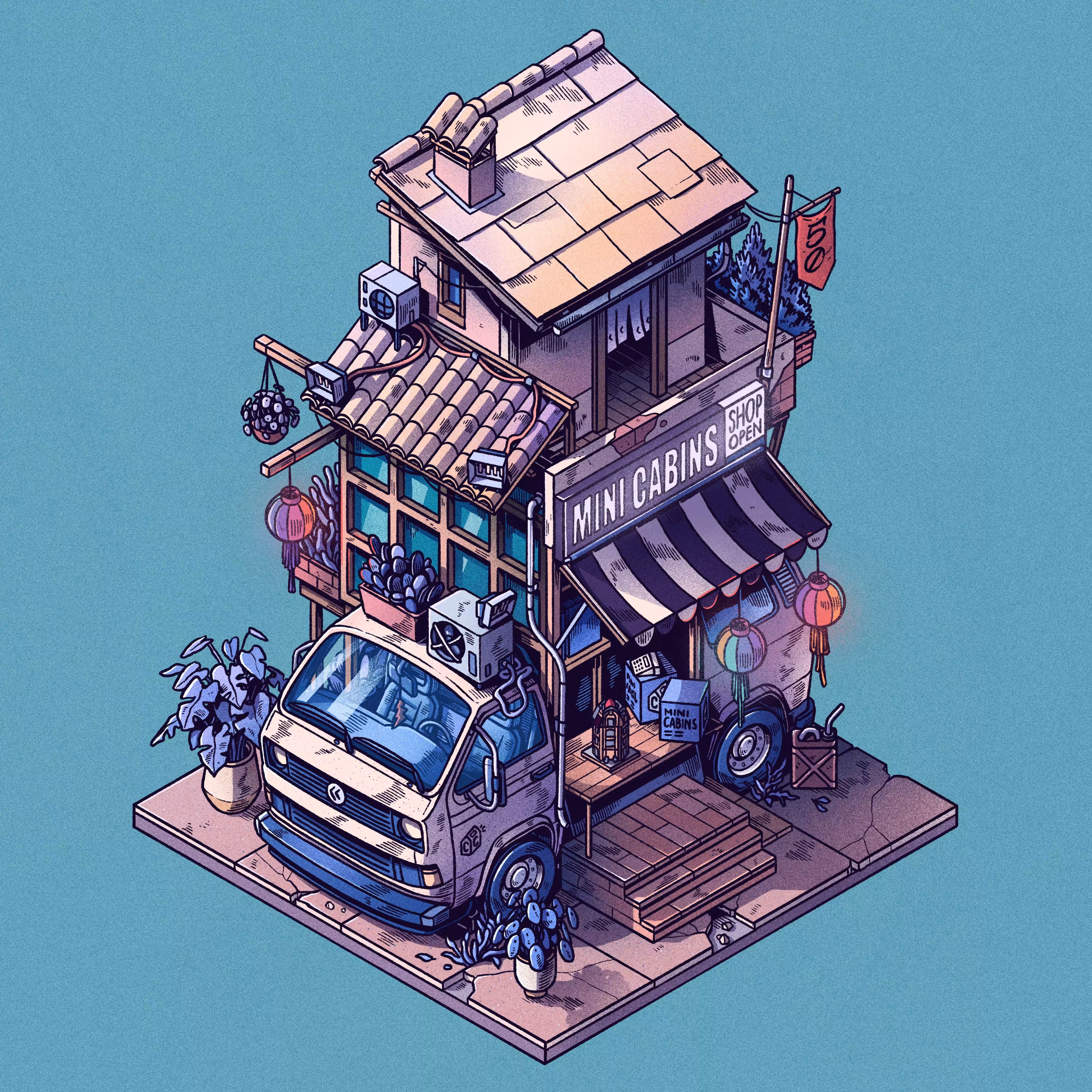 Curious Cabins #50: Caravan #775