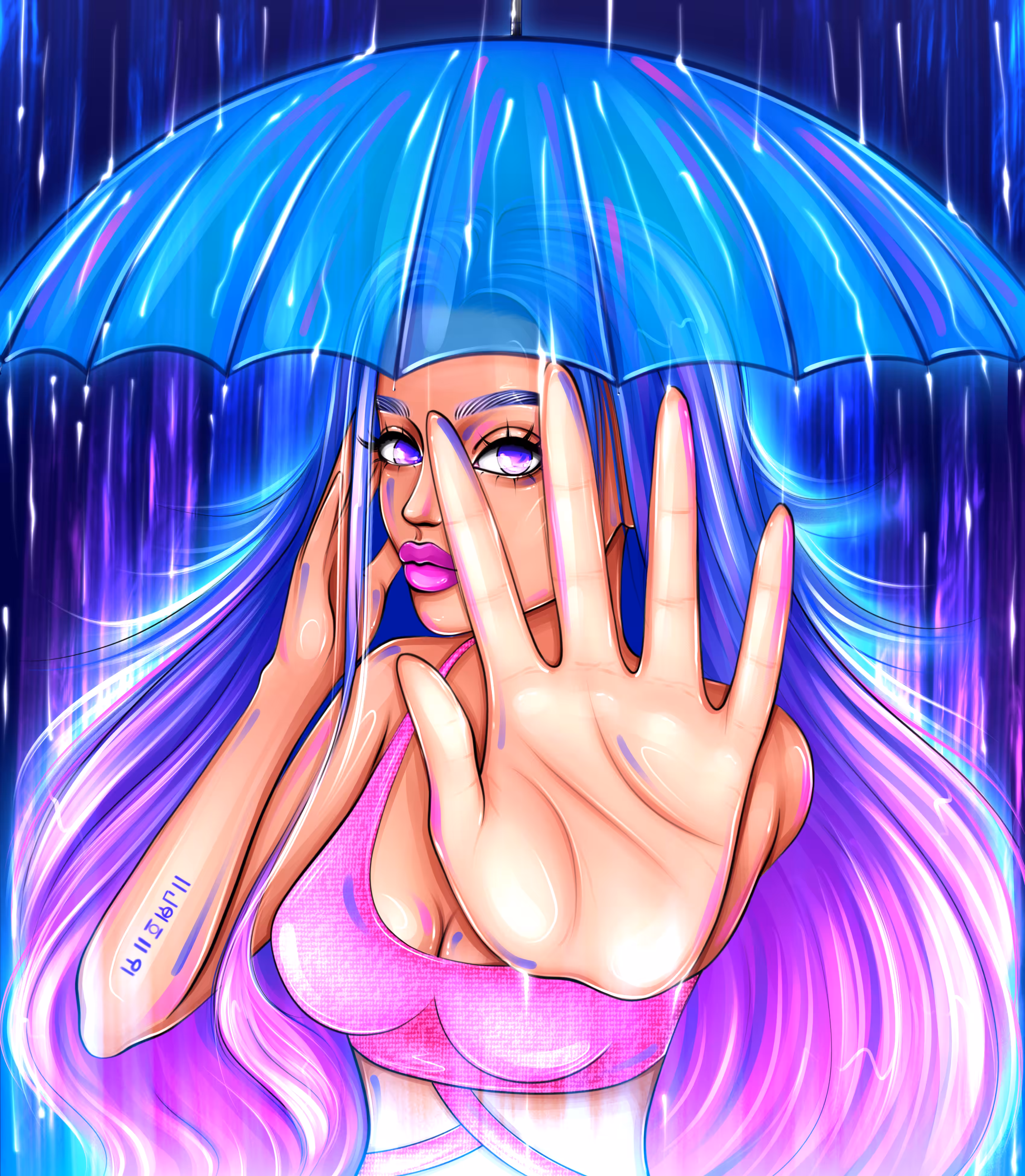 Neon splash