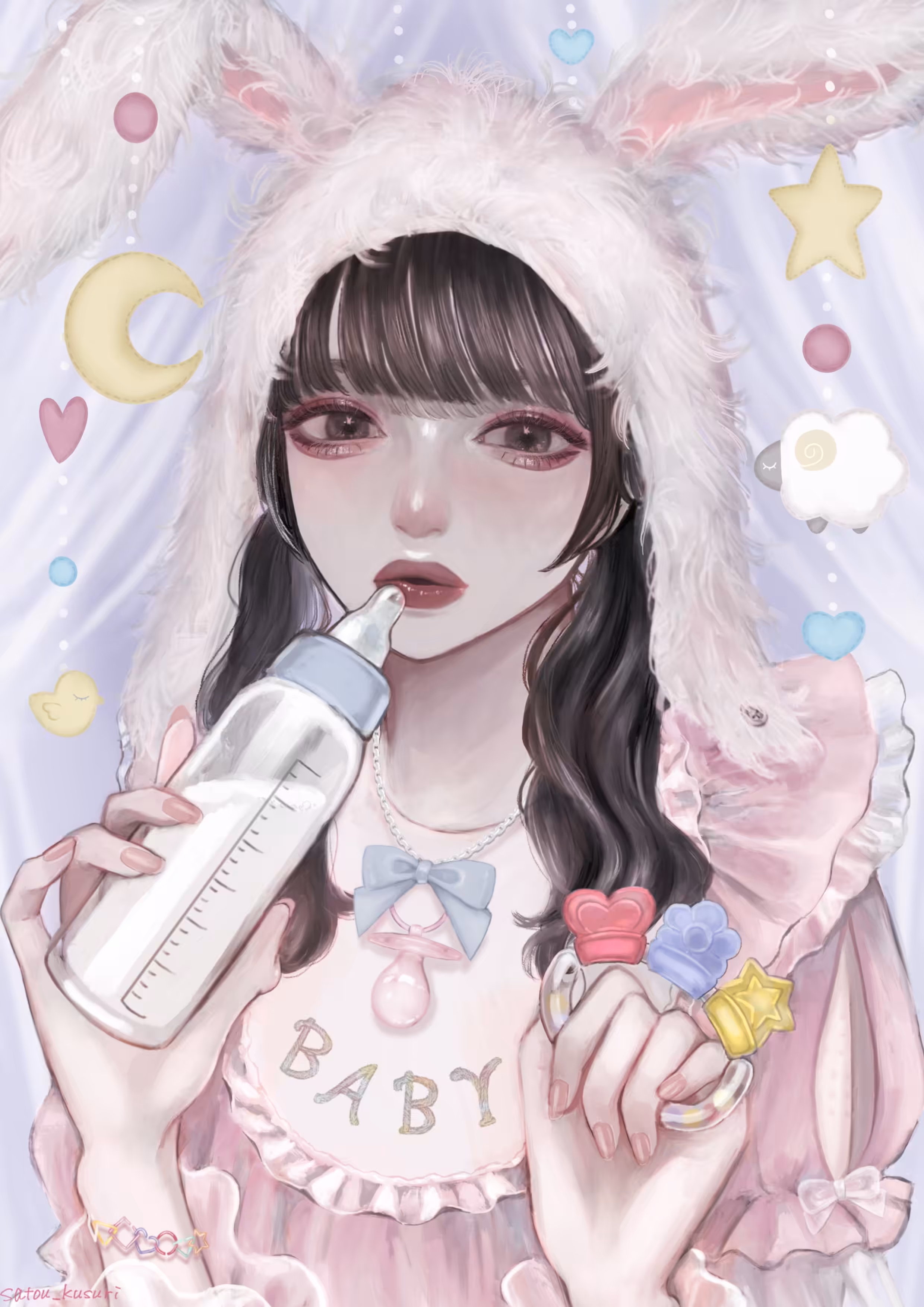 赤ちゃんだもん。Cuz I’m a baby.