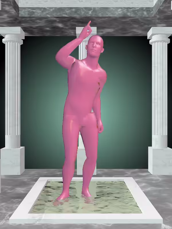 HeavenComputer: The Arguing Sharp Magenta Man #2142
