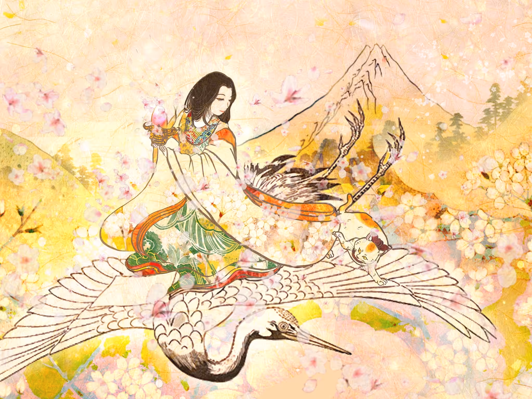  戯猫美人画 ～SAKURA～