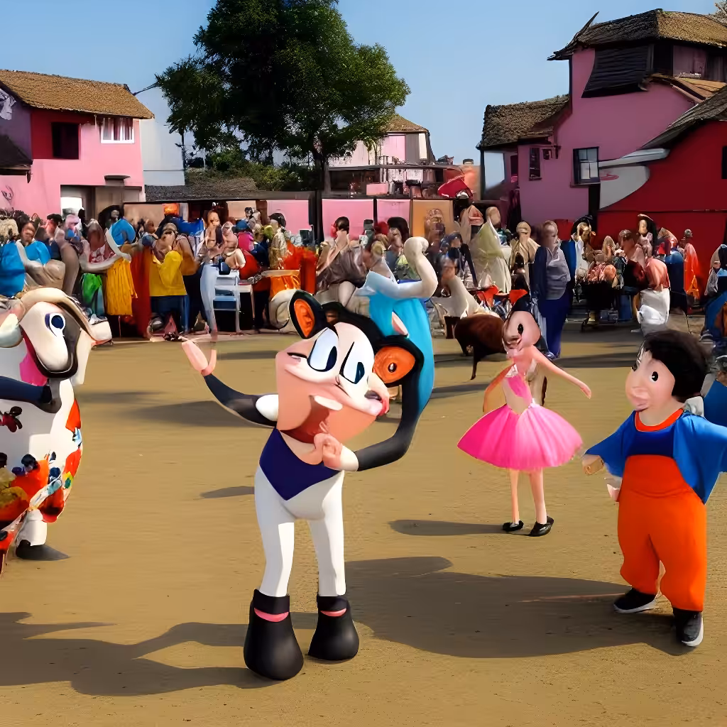 cartoons dancing