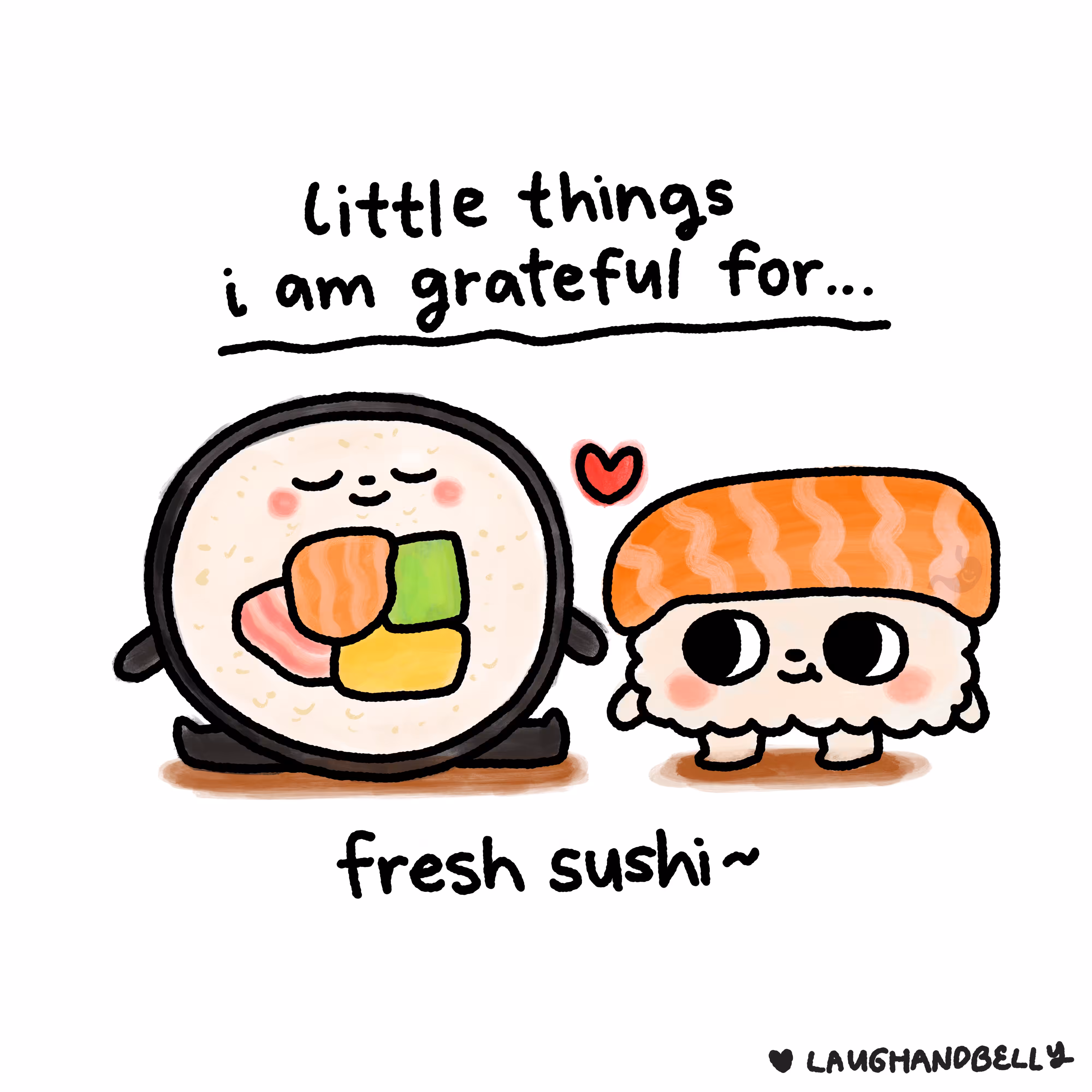 little things i am grateful for: Fresh Sushi
