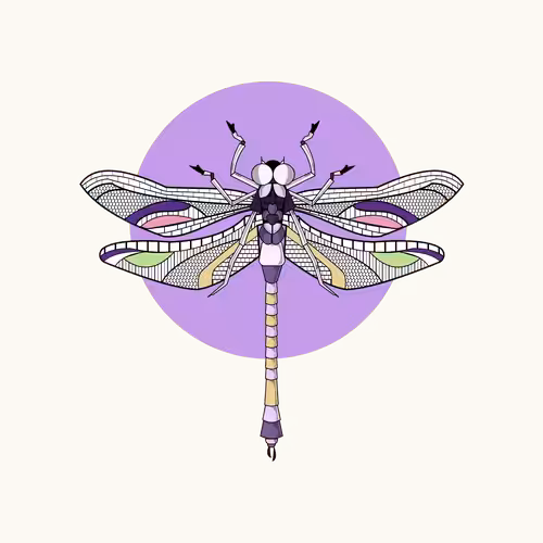 Anisoptera Tetradic: Bright Lavender 