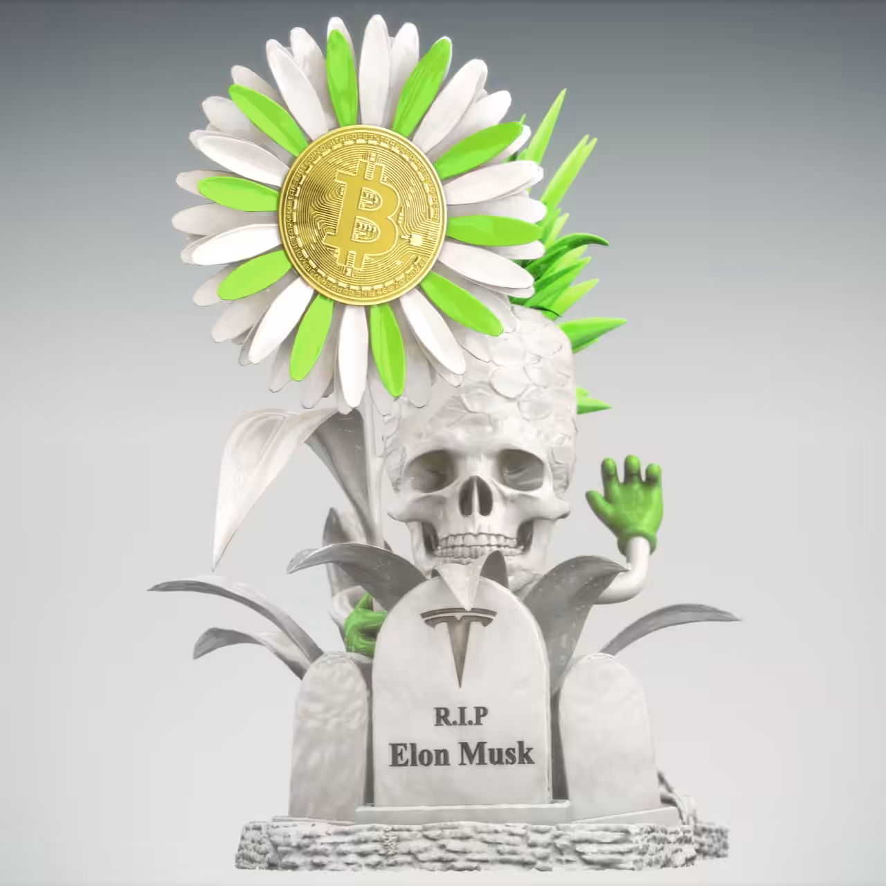 R.I.P. Elon (Marble)