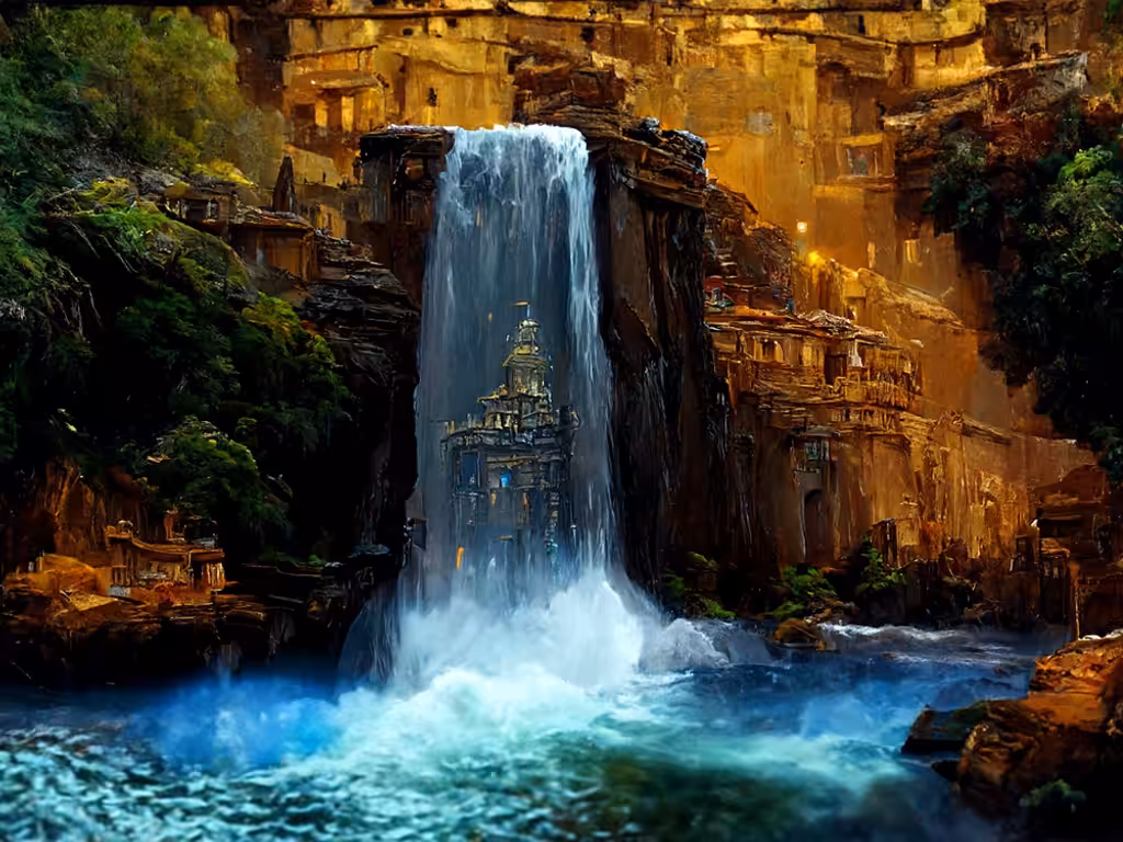Monastery Of Oemis Falls