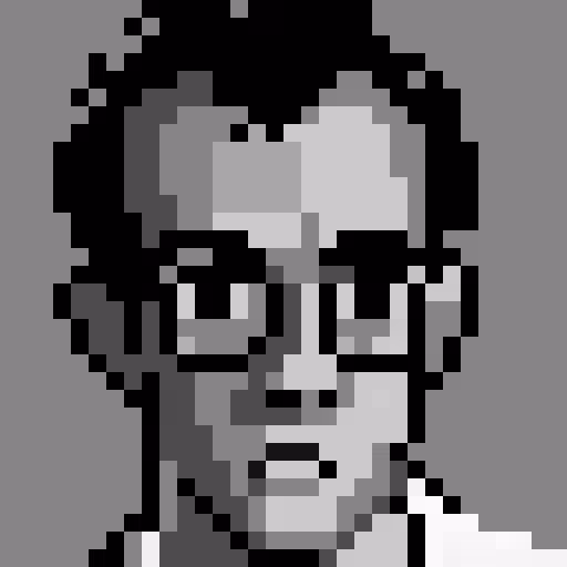 Pixel Portraits Series #009 [Keith Haring]