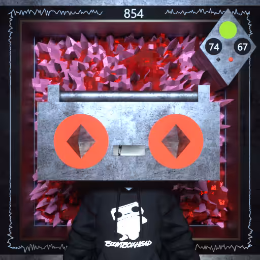 Boomboxhead 854