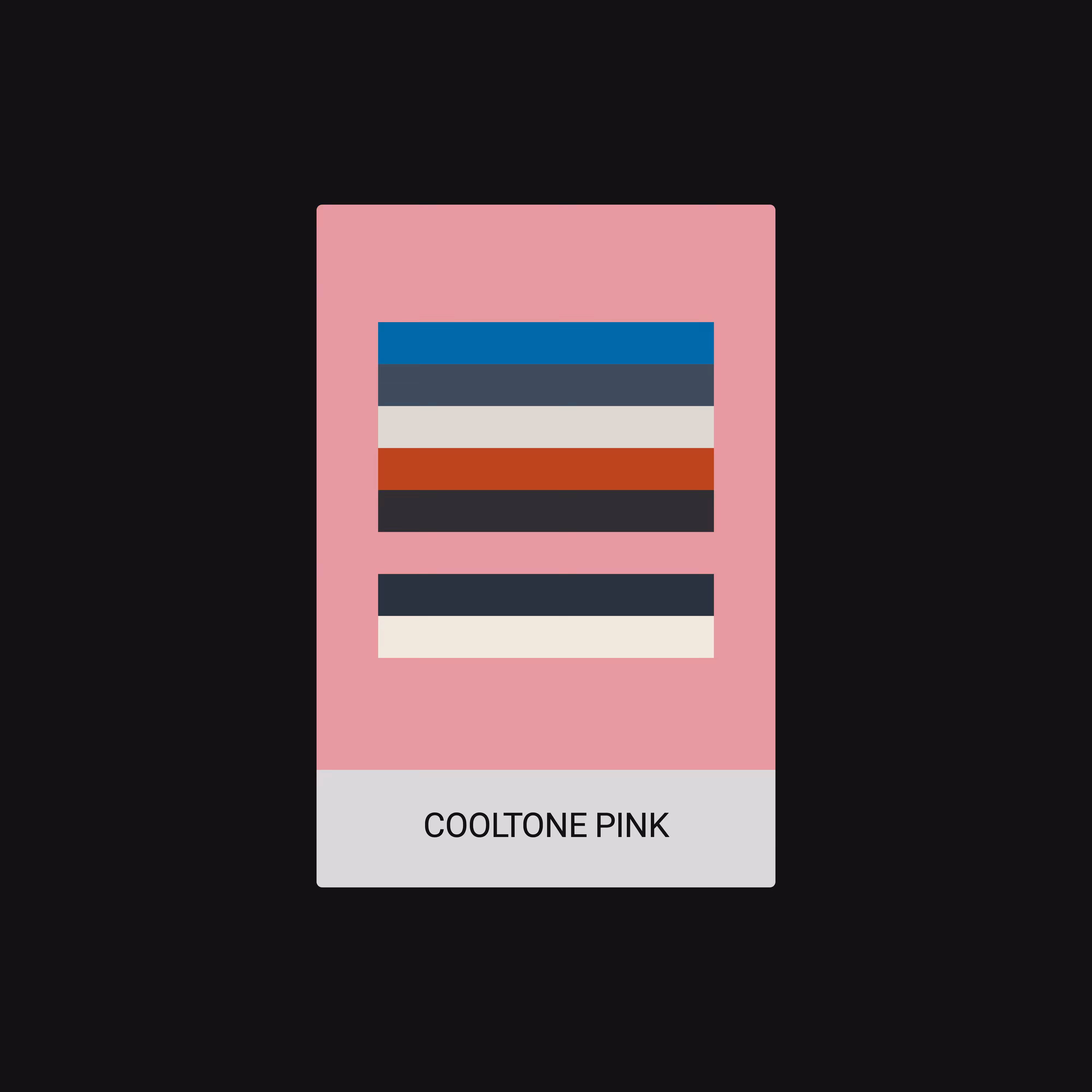 COOLTONE PINK (COLOR) [ART CARDZ]