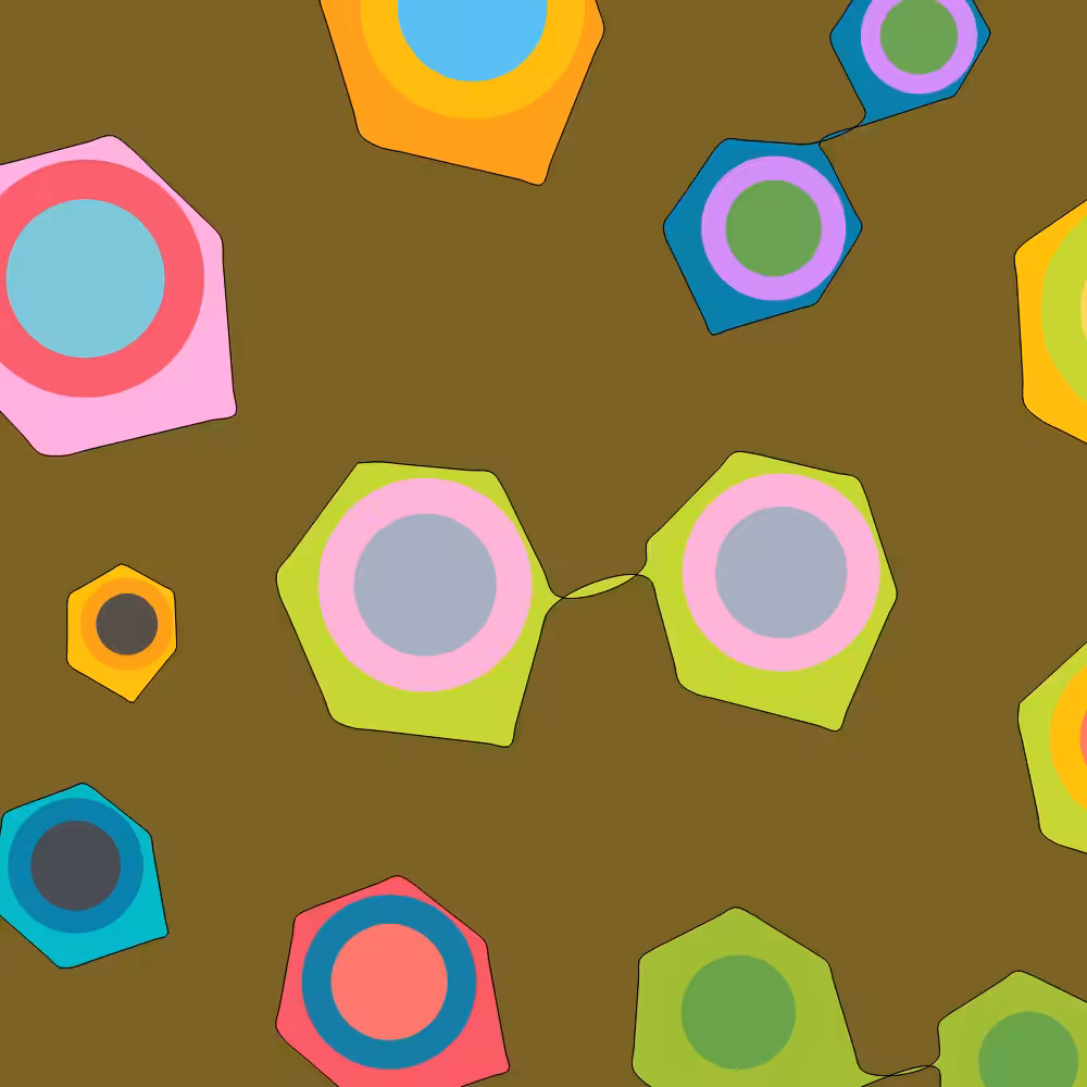 Colorful cartoon shapes(free edition) #32