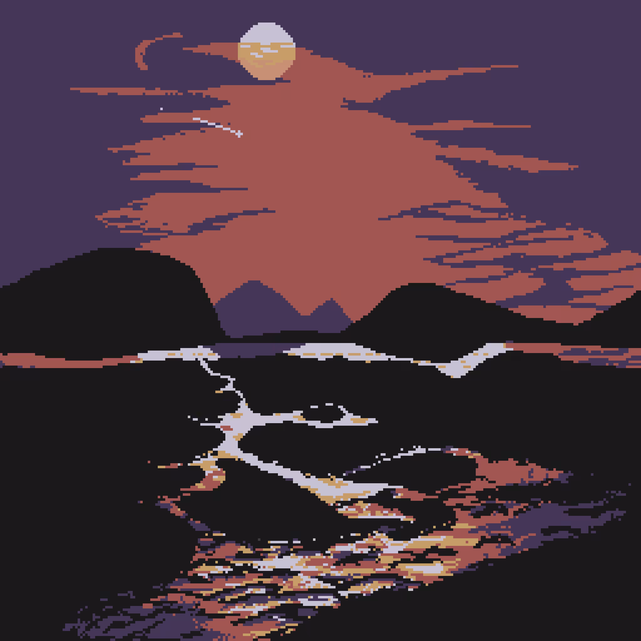 Pixel Sunset #52