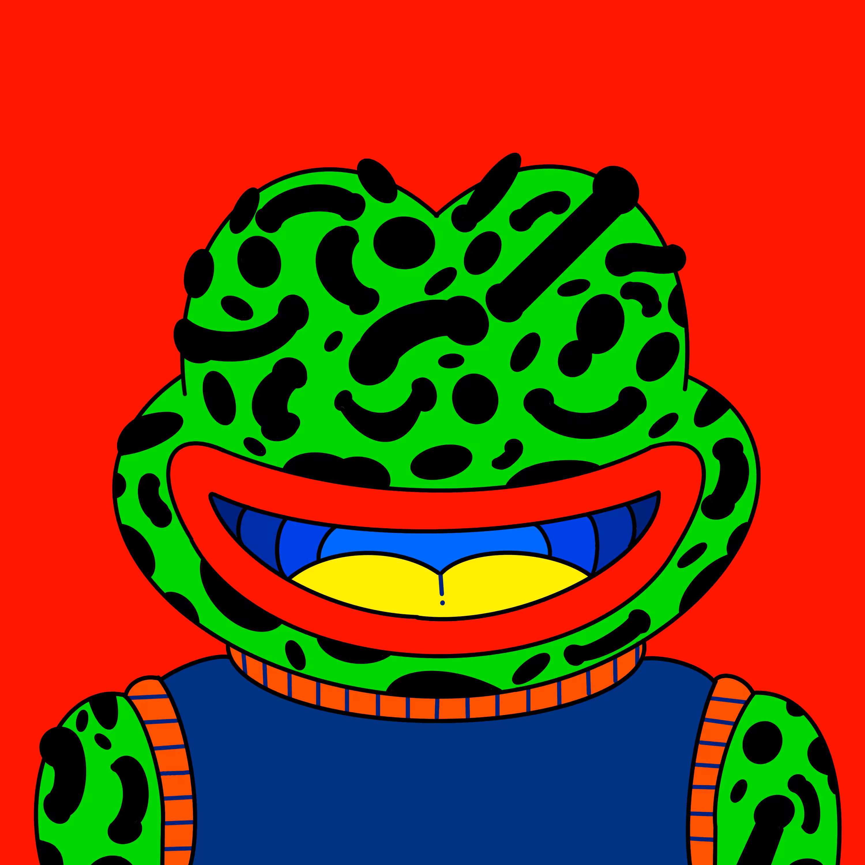 Green Black P
